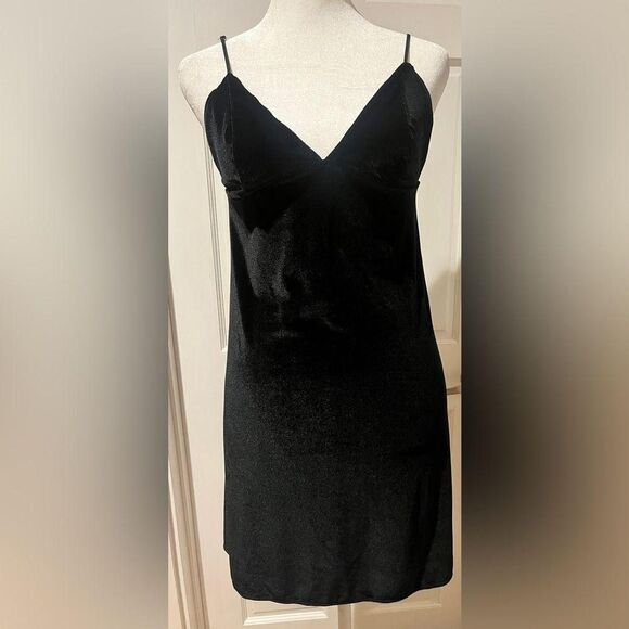 Victoria’s secret Women's Black Slip Dress Velvet - Picture 3 of 11